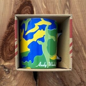 Andy Warhol Mug Camouflage Pattern New in Box
